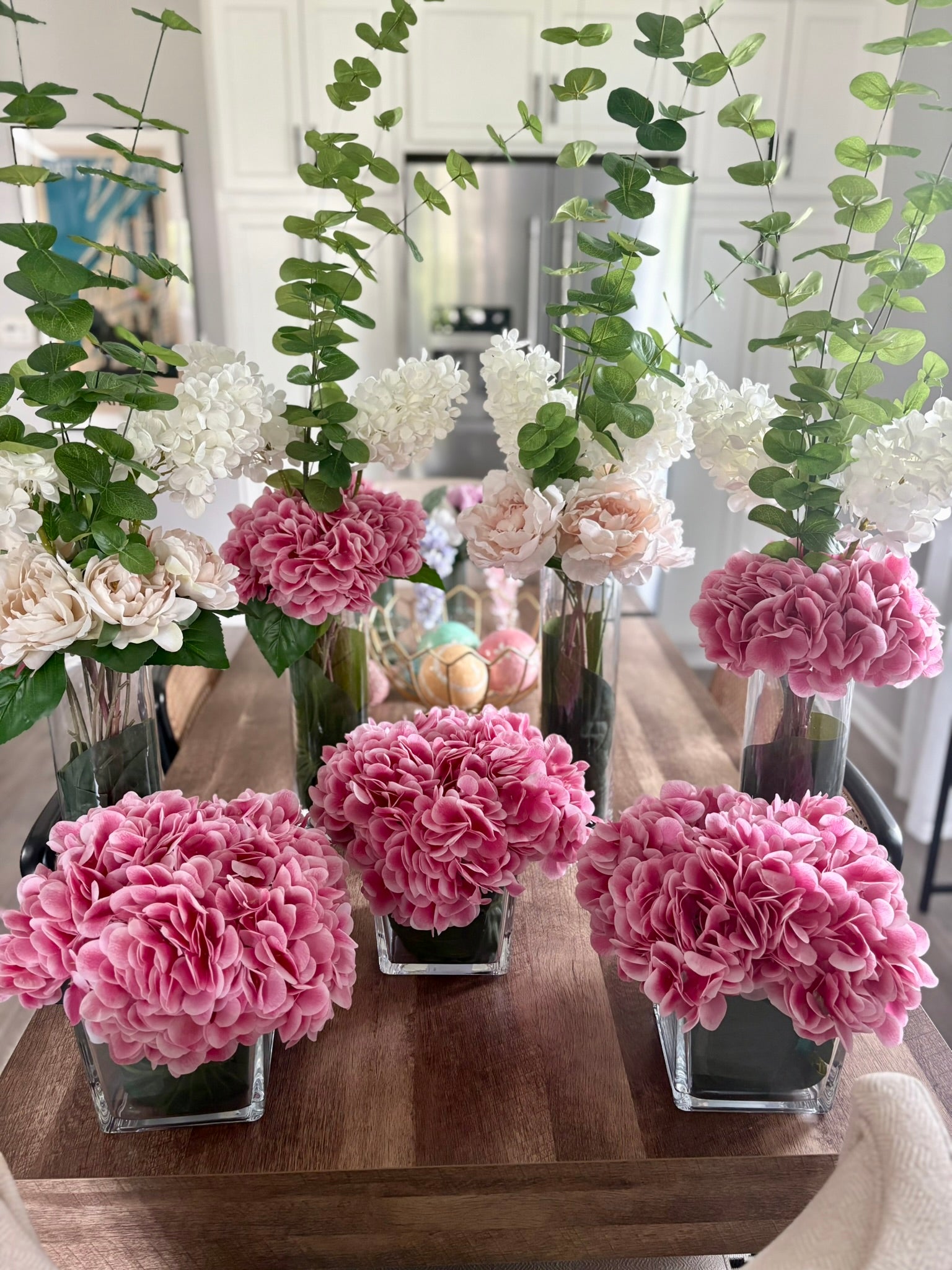 Custom Silk Floral Centerpieces