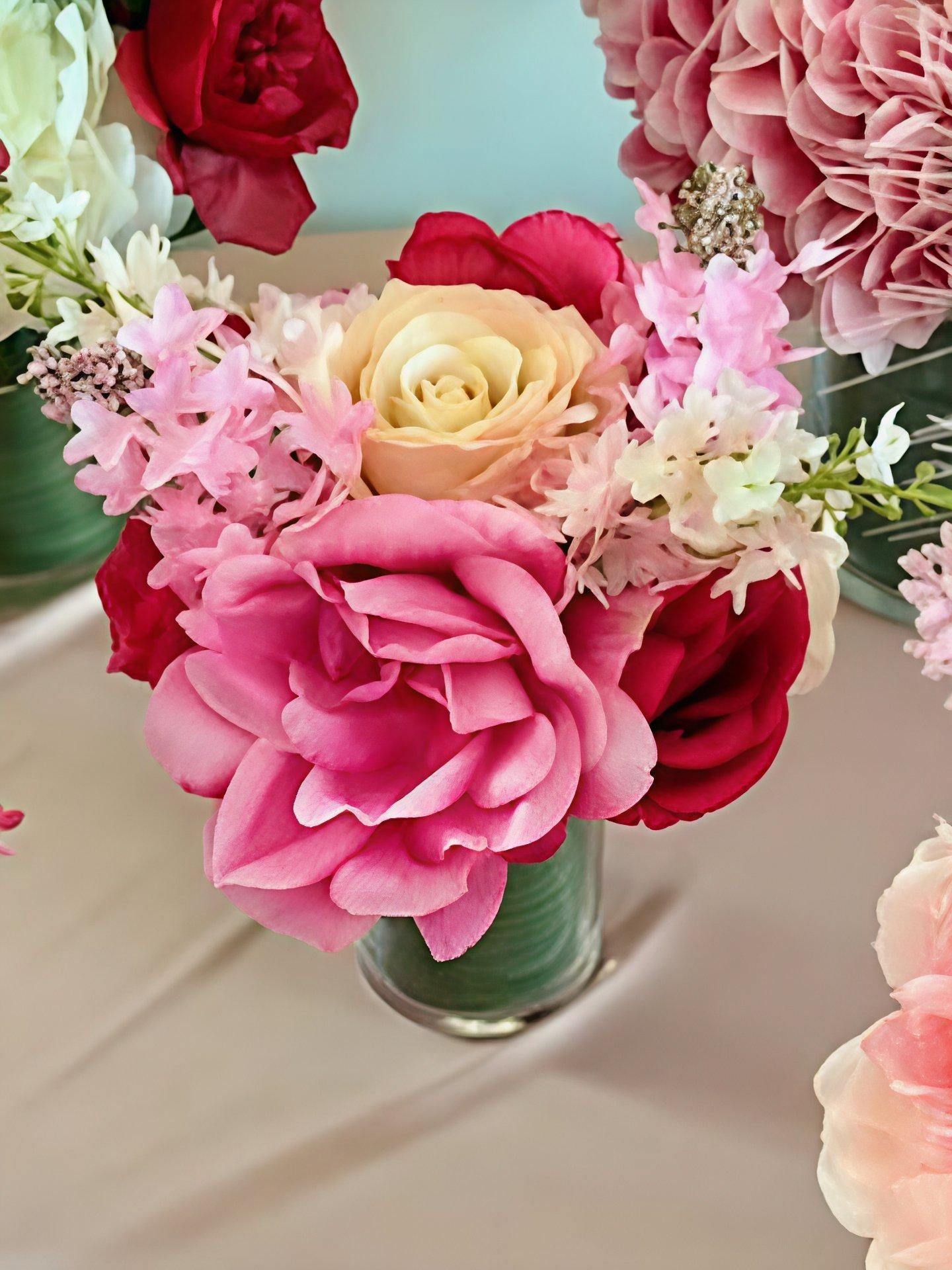 Custom Silk Floral Centerpieces